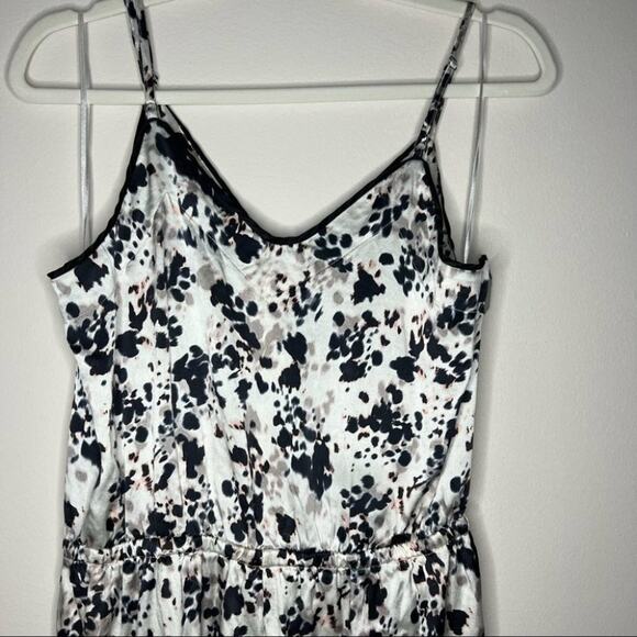 525 America Silk Patterned Jumpsuit Size Large L - Picture 10 of 12